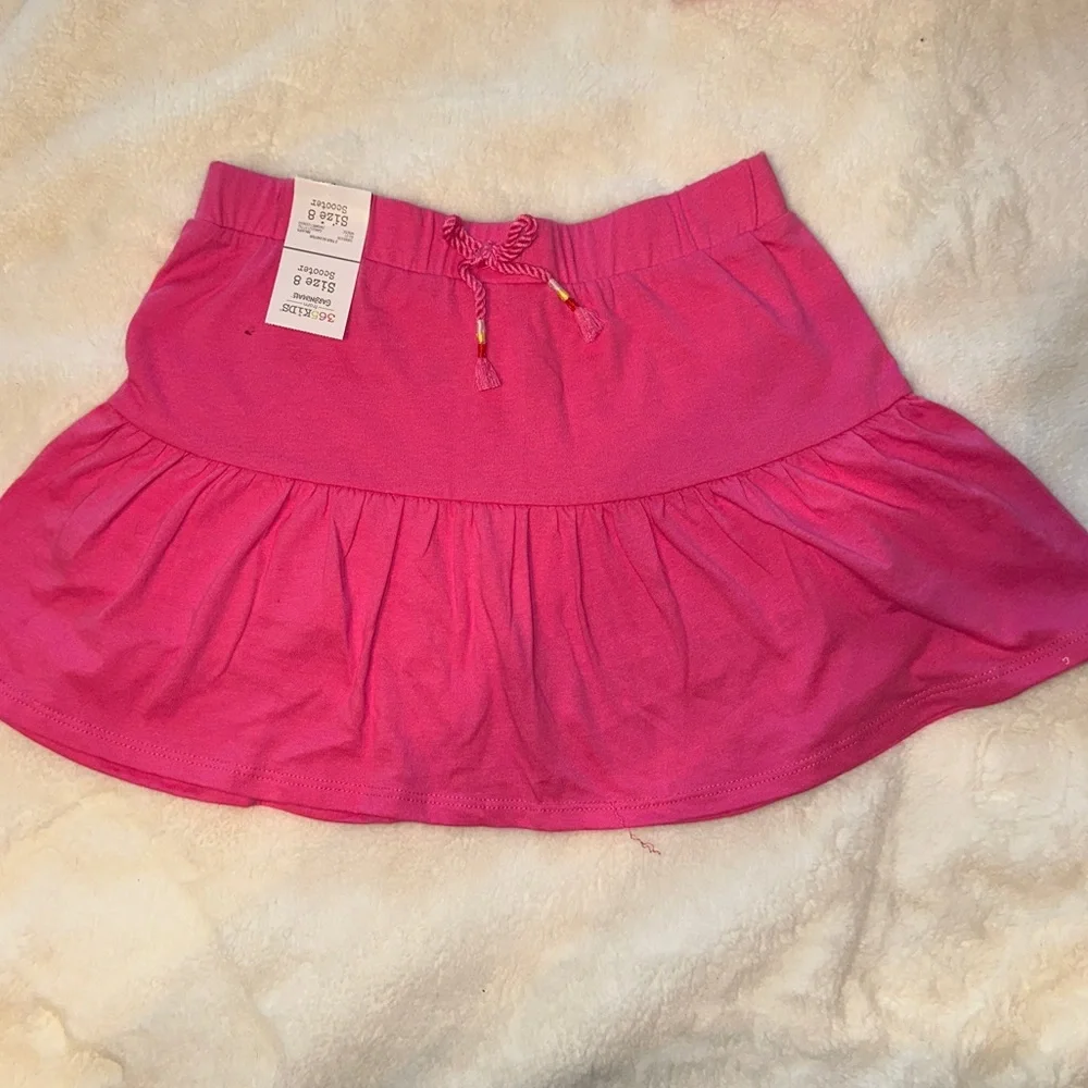 Girls Pink Mini Skirt Size 8 NWT - Picture 1 of 3